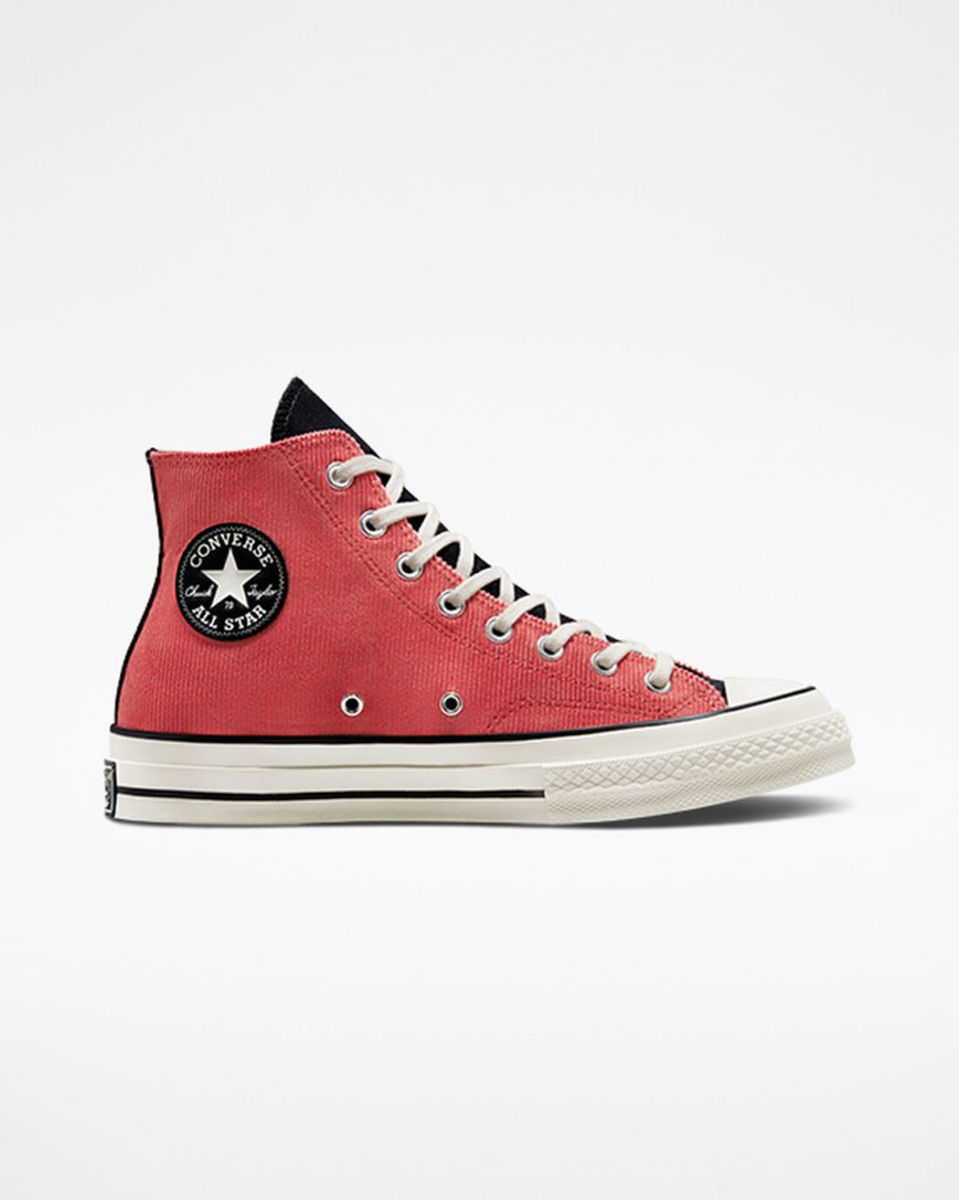 Tenisi Inalti Barbati Converse Chuck 70 Workwear Rosii Negrii | RO Q13TJA289